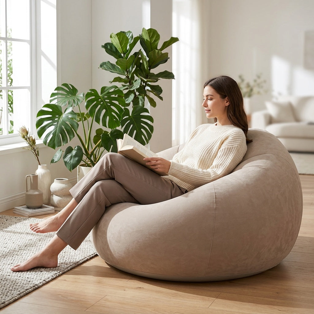 Takes up far less space than a couch